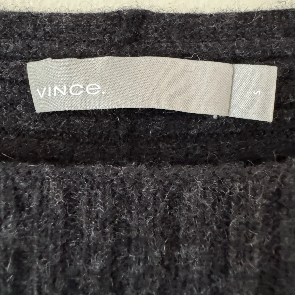 Vince Ribbed Wool Cashmere‎ Long Sleeve Dress Size Small